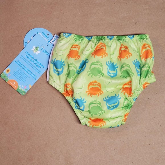 I-Play Hat and Swim Diaper Set 3T Green - Picture 2 of 11